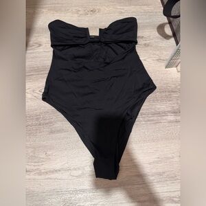 Classic Black One-Piece Swimsuit for women